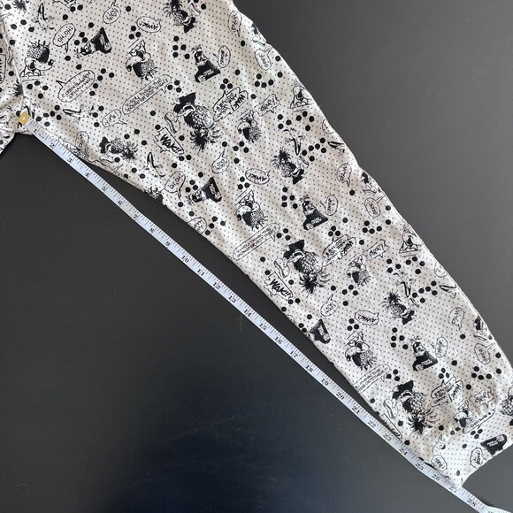 P.A.M. Perks and Mini Cream Black Gold Comics Womens Cotton Joggers M Streetwear - Picture 6 of 8